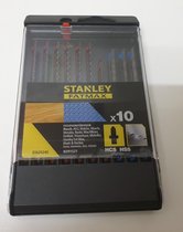 Stanley Fatmax Lot de 10 lames de scie sauteuse à tige en T STA 29240