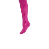 Babymaillot met 3 strikjes - fuchsia - maat 86-92