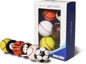 Golfballen 6 Stuks Fun  Golf - golfen - kado - verjaardag