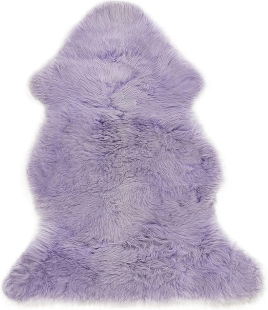Peau de mouton lilas - violet clair australien