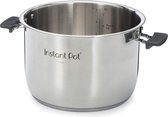 Stoomboot Mand voor Instant Pot Stoomboot Insert Rvs met Siliconen Bedekt Handvat 3Qt
