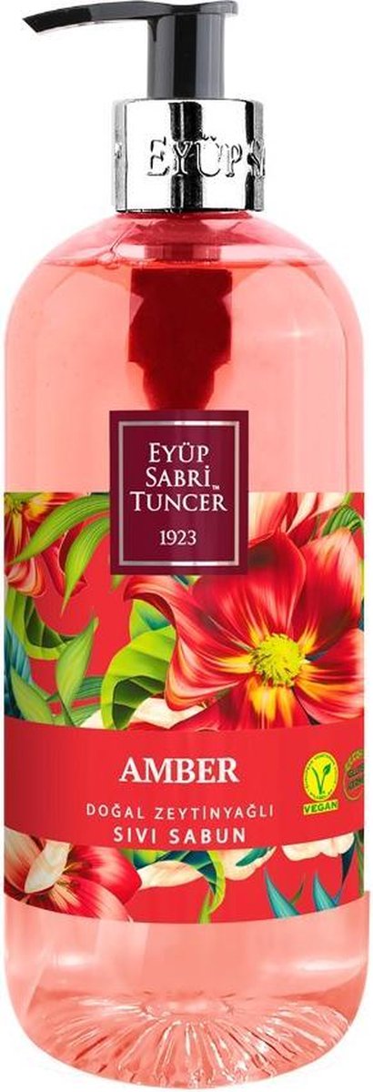 Eyüp Sabri Tuncer – Amber - 100% Natuurlijke Handzeep met pomp – 500 ML