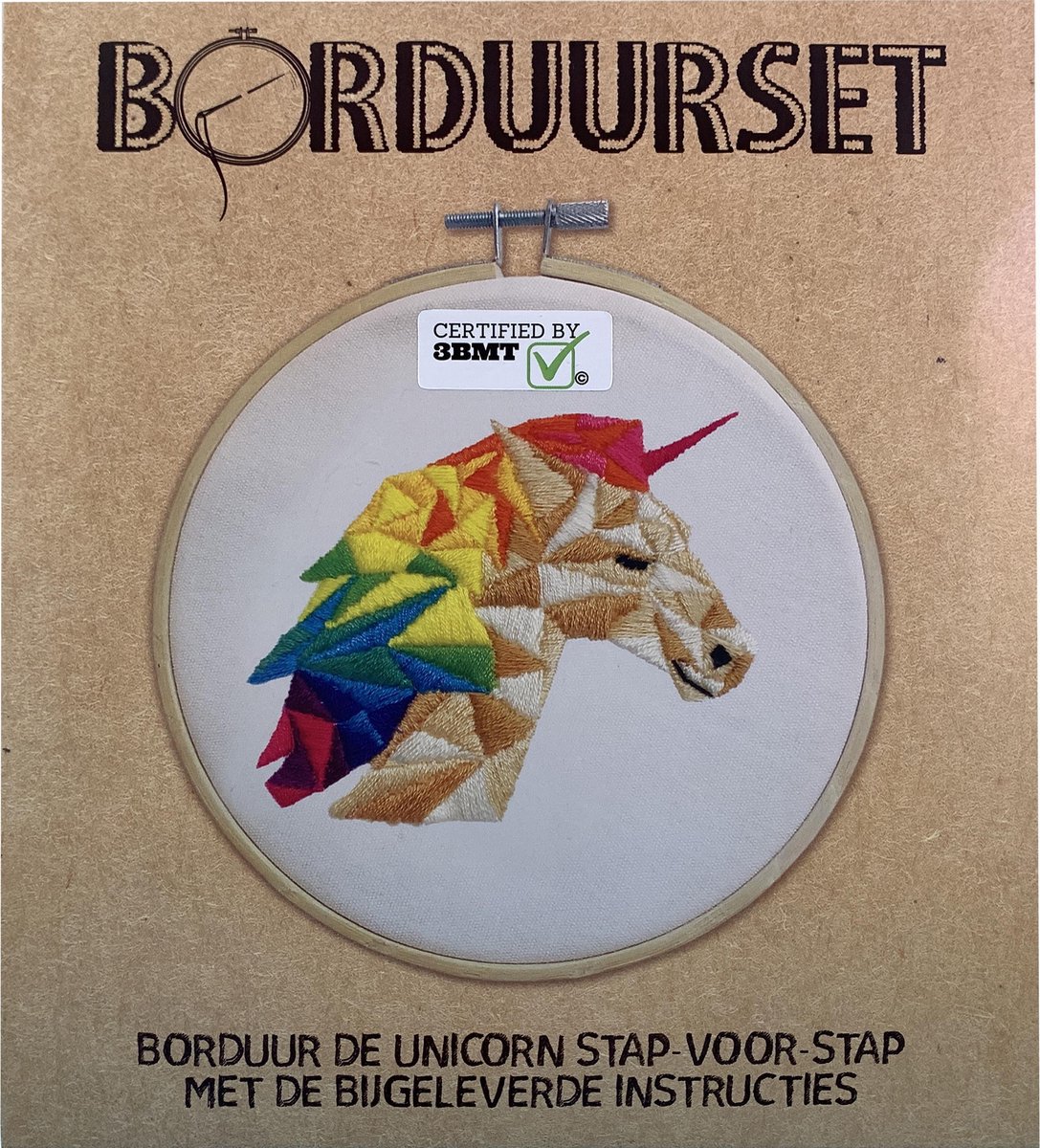 Borduurset voor beginners, borduurset voor volwassenen, kruissteekset
