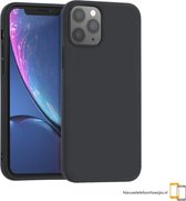 Nieuwetelefoonhoesjes.nl / Apple Iphone 12 Mini siliconen backcover hoesje zwart
