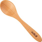 Uulki Houten Eetlepel Ontbijtlepel Soeplepel - Ecologische Lepel uit Kersenhout (17 cm) - voor Ontbijt, Soep, Lunch, Maaltijd, ...