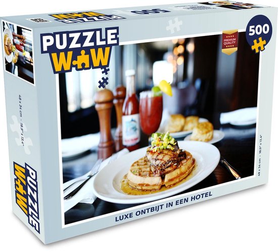 Puzzel 500 stukjes Ontbijt - Luxe Ontbijt in een hotel - PuzzleWow heeft  +100000 puzzels | bol.com