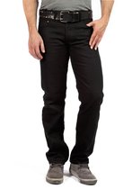 DJX Heren Jeans 221 GEEN STRETCH - Black - W42 X L36