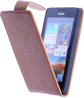 Wicked Narwal | Echt leder Classic Hoes voor Nokia Microsoft Lumia 620 Bruin