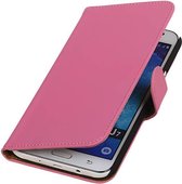 Wicked Narwal | bookstyle / book case/ wallet case Hoes voor Samsung galaxy j7 2015 Roze