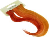 Balmain Double Hair Color Extension 15cm Clip voor echt haar - Flame
