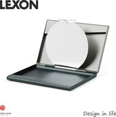 Lexon Design Fine visitekaarthouder Met Spiegel - Blue - LD128B