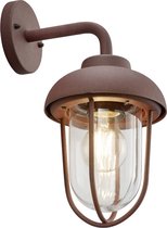 BRILLIANT lamp Hollywood buitenwandlamp zwart | 1x A60, E27, 60W, geschikt voor standaardlampen (niet inbegrepen) | Schaal A tot E