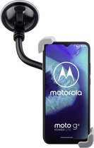 Shop4 - Motorola Moto G8 Power Lite Autohouder Diagonale Klem Autohouder Zwart