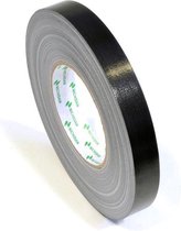 Nichiban 1200 Duct Tape 19mm/50m Zwart - Originele Gaffa Tape Zwart