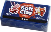 Creotime Soft Clay afm 13x6x4 cm blauw 500gr