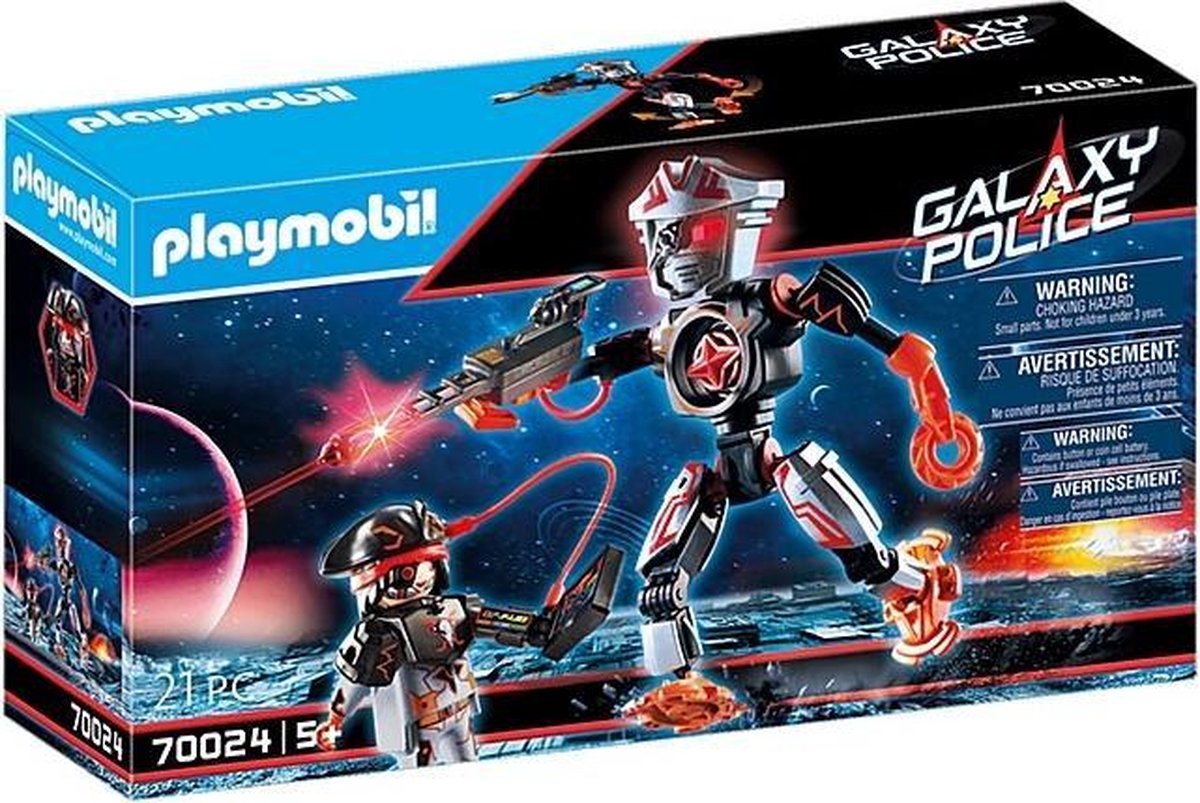 Playmobil Galaxy Police - Piratenrobot 21-delig (70024)