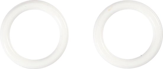 Creotime Plastic Ring Wit 50 Stuks | bol.com