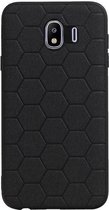 Wicked Narwal | Hexagon Hard Case voor Samsung Samsung Galaxy J4 Zwart