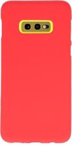 Wicked Narwal | Color TPU Hoesje voor Samsung Samsung Galaxy S10e Rood