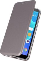 Wicked Narwal | Slim Folio Case voor Huawei Y5 Lite / Y5 Prime 2018 Grijs