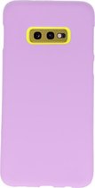 Wicked Narwal | Color TPU Hoesje voor Samsung Samsung Galaxy S10e Paars