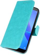 Wicked Narwal | bookstyle / book case/ wallet case Wallet Cases Hoesje voor Huawei Y5 Lite 2018 Groen