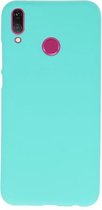 Wicked Narwal | Color TPU Hoesje voor Huawei Y9 2019 Turquoise