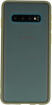 Wicked Narwal | Kleurcombinatie Hard Case voor Samsung Galaxy S10 Groen