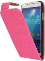 Wicked Narwal | Devil Classic Flip Hoes voor Samsung Galaxy S4 i9500 Roze