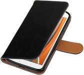 Wicked Narwal | Premium TPU PU Leder bookstyle / book case/ wallet case voor Motorola Moto G4 Zwart