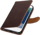 Wicked Narwal | Premium TPU PU Leder bookstyle / book case/ wallet case voor Google Pixel Mocca