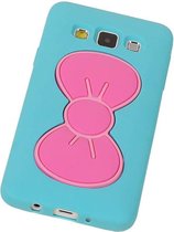 Wicked Narwal | Vlinder Standing TPU Case voor Samsung galaxy a3 2015 Turquoise