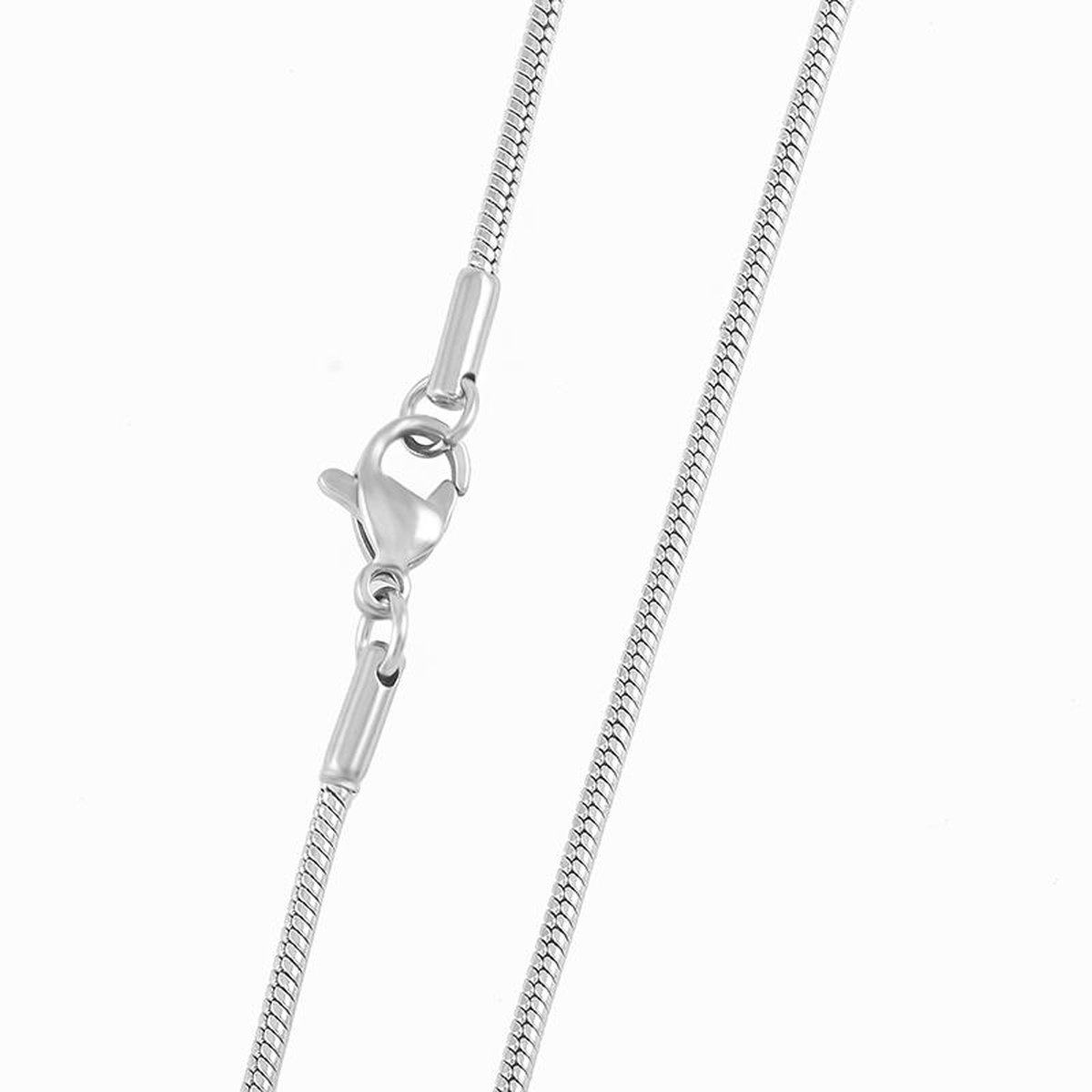 NKlaus echt 925 sterling zilveren slangenketting zilveren ketting 42cm 1, 90mm 5,6gr 5936 NKlaus echt 925 sterling zilveren slangenketting zilveren ketting 42cm 1, 90mm 5,6gr 5936