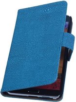 Wicked Narwal | Devil bookstyle / book case/ wallet case Hoes voor HTC One M9 Turquoise