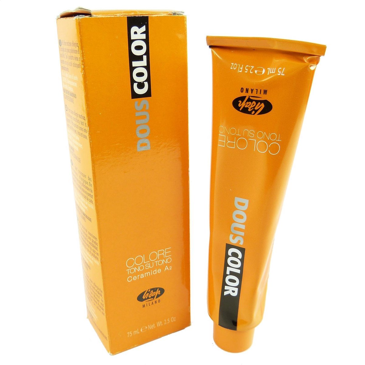Lisap Dous Color Coloration Haarkleur Demi Zonder Ammoniak - 75 ml - #7/33 Intense Golden Blonde/Intensives Mittel Goldblond