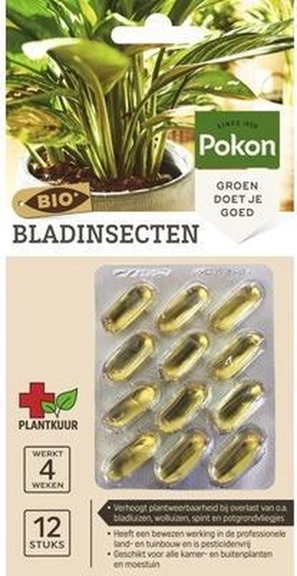 Pokon Bladinsecten Capsules Bio 12 stuks