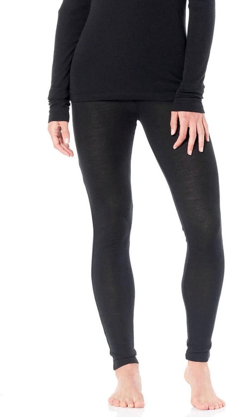 Legging Thermique Icebreaker Femme, Mérinos 175, Tous Les Jours, Noir, Taille L