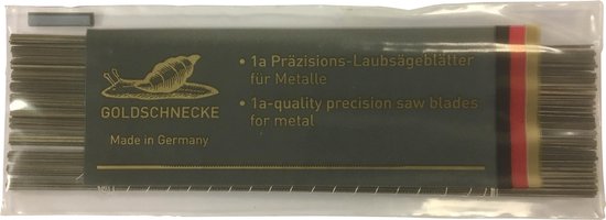 Scies Scies à chantourner Niqua Goldschnecke - Taille 3 pièces