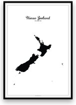 Poster: Nieuw-Zeeland - A4 formaat