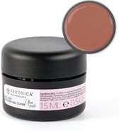Veronica NAIL-PRODUCTS UV / LED BUILDER gel Cover Glam Peach, 15 ml. Make-up gel tegen verkleuringen, oneffenheden en beschadigingen van nagelbed, voor de mooiste gelnagels.