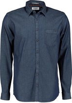 No Excess Overhemd - Modern Fit - Blauw - XXL