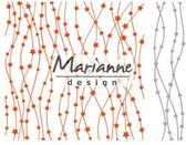 Marianne D Embossing folder Hemelse sterren DF3439 15,2x15,4cm