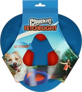 Chuckit! Fetch Flight - Hondenspeelgoed - Hondenspeeltje - Frisbee - Duurzaam rubber - 24 cm - Oranje/Blauw