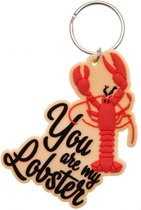 Friends You are my Lobster rubber keychain