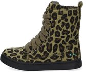 Bunnies JR 220942-767 Meisjes Biker Boots - Groen - Imitatieleer - Veters