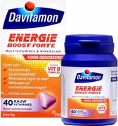Bol.com Davitamon Energie Boost Forte - multivitamine - bosvruchten - 40 tabletten aanbieding