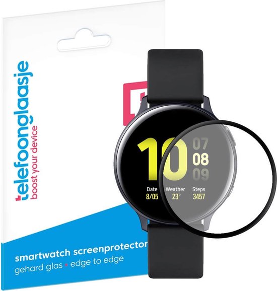 Telefoonglaasje Screenprotectors - Geschikt voor Samsung Galaxy Watch Active 2 - PMMA - (Dun/Flexibel) Plexiglas Screenprotector - Geschikt voor Samsung Galaxy Watch Active 2 - Beschermglas - Smartwatch