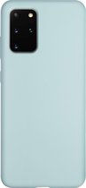 BMAX Siliconen hard case hoesje geschikt voor Samsung Galaxy S20 Plus / Hard Cover / Beschermhoesje / Telefoonhoesje / Hard case / Telefoonbescherming - Turquoise