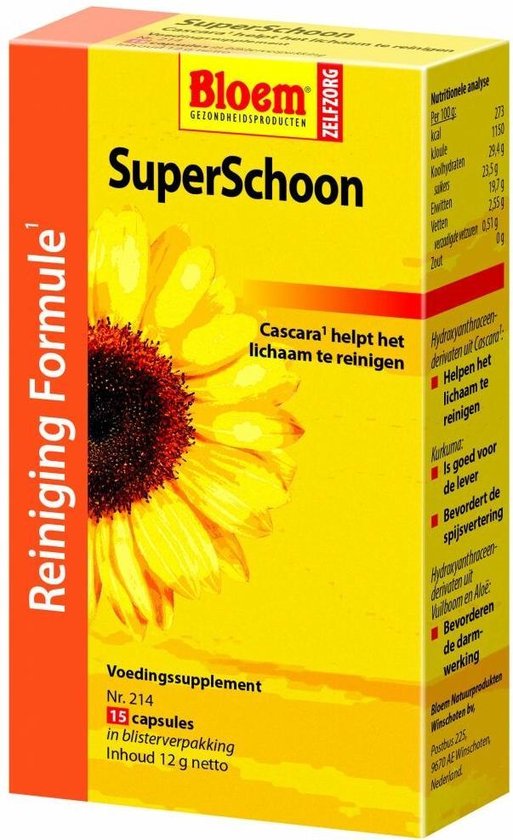 Bloem SuperSchoon - 15 capsules