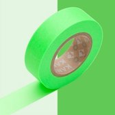 Washi Tape Knal Groen - 10 meter x 1,5 cm. - MT Masking Tape Shocking Green